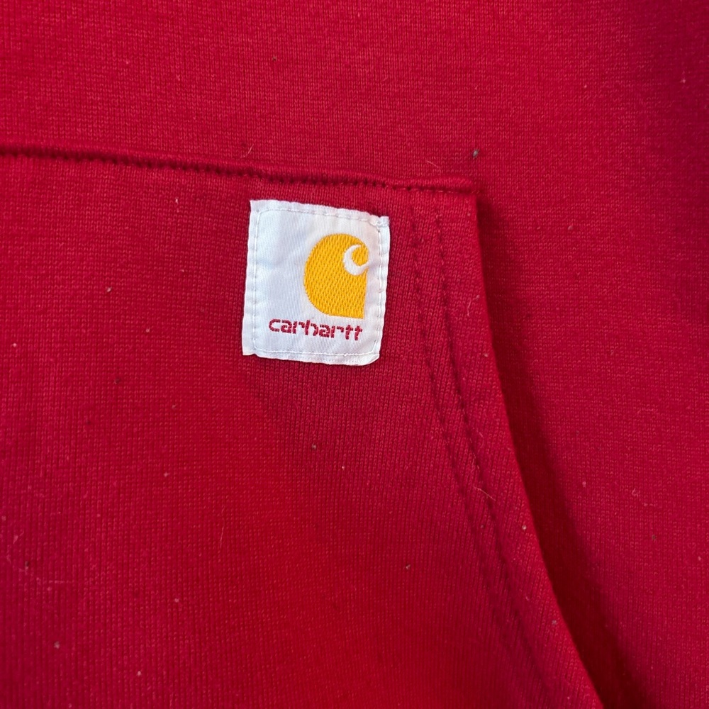 medium, red, Carhartt hoodie